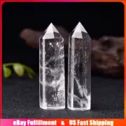 60-70mm Natural Clear Quartz Crystal Point Wand Metaphysical Stone Obelisk Reiki