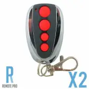2 x Compatible Steel-Line ZT-07 433.92Mhz Garage Remote SD800 Opener Transmitter