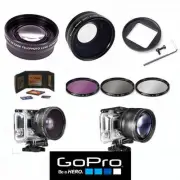 GOPRO HERO5 BLACK WIDE ANGLE LENS+TELEPHOTO ZOOM LENS + FILTER KIT + MEM WALLET