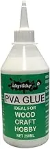 Ickysticky PVA Glue 250 ml Non-Toxic, Dries Clear - Craft Supplies, DIY Projects, Home Decor, School Supplies, Woodworking