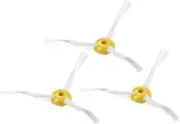 3 Pack Side Brushes for iRobot Roomba 500/600/700 Series, Replacement Parts Accessories, ABS and Nylon Side Brushes, White