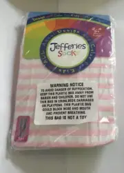 NEW JEFFERIES Tights - Pink and White Stripe - Girls 2-4 years NWT M141