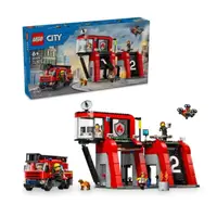 在飛比找momo購物網優惠-【LEGO 樂高】#60414 消防局和消防車