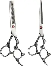 Haircut Scissors Set Pcs Professional Barber Scissor Shears Thinning Scissors for Hair Styling
