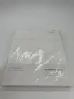 THE WHITE COMPANY Single Row Cord Egyptian Cotton Twin Flat Sheet White READ