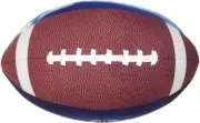 iscream 484 Game On! Photoreal Football Shaped Microbead Accent Pillow 12"x16"