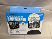 EcoNour Backseat Baby Mirror – Shatterproof, Adjustable, Easy Install