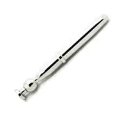 Kings Staff Penis Plug, Surgical Steel 6 Inches Hollow Male Urethral Plug