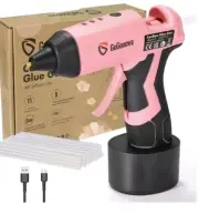 NIB Pink GoGonova Cordless Glue Gun