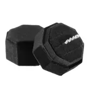 Velvet Ring Box, 3-Slot Octagon Ring Display Box Black