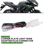 License Plate Light Adapter Leads Connector For KAWASAKI Versys 650/1000 KLX230S