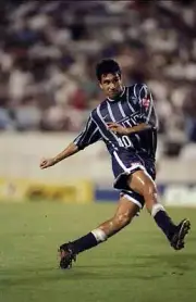 Jorge Salcedo of the Tampa Bay Mutiny in action 1998 Old Photo