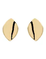 [Barcs] Satin Marquise Clip Earring in Gold