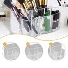 6 Slot Makeup Brush Holder Lip Gloss Holder Nail Polish Organizer Lipstick