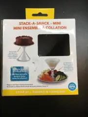 Kitchenables Stack-A-Snack 5 Piece Set Mini Plastic Stand and Bowls 76501