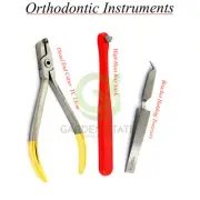 Ortodoncia Distal End Cutter Alicate Band Pusher Bite Stick Set Bracket Tweezers