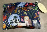 Peter Alexander Womens Karen Mabon Owl Satin PJ Set Size XL RRP$129.00