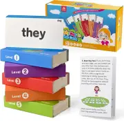 Coogam 520 Sight Words Flashcards Vocabulary Set, Dolch Fry High Frequency Si...