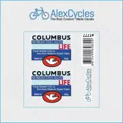 Bicycle Columbus LIFE Niobium Steel Alloy Frame Decal Sticker Italy
