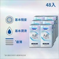 在飛比找momo購物網優惠-【Durex 杜蕾斯】AIR輕薄幻隱裝保險套8入*6盒(共4