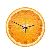 CC093 Creative Orange Wall Clock Mute Wall Clock Quartz Wall Clock For Home Office Decorations