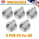 WB03X24818 5X Gas Range Control Stove Knobs OEM for GE Oven/Stove, Cooktop Parts
