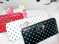 在飛比找Yahoo!奇摩拍賣優惠-♥小花凱蒂日本精品♥三麗鷗KITTY凱蒂貓大臉金邊框滿版點點