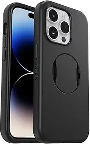 [Otterbox] OtterGrip Symmetry MagSafe Apple iPhone 14 Pro Case Black - (77-89348), Antimicrobial,Drop+ 3X Military Standard,Integrated Grip,Raised Edges