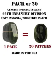LOT of 20 US MILITARY PATCH PATCHES 95TH INF TRAINING DIVISION ARMY UNIFORM BDU