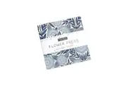 Moda Flower Press Charm Pack 5" Squares Fabric by Katharine Watson Quilting Sewing Craft