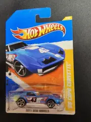Hot Wheels 1969 Copo Corvette Blue 2011 New Models
