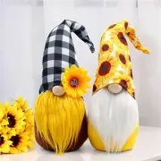 Sunflower Gnome Scandinavian Home House Farm Kitchen Decor Faceless Doll