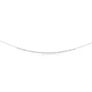 Sterling Silver Diamond Cut Beads Fancy 46cm Chain