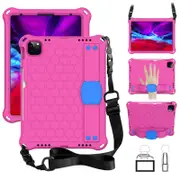 Hive iPad Case For iPad Pro11//Air4 10.9 Durable Stand Cover With Shoulder Strap-RoseBlue
