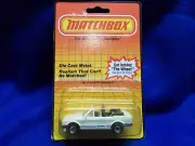 Matchbox Superfast No. 17 Ford Escort Cabriolet White Body 8 on Card