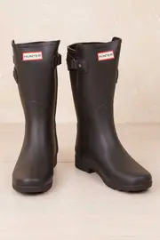 Refined Back Strap Short Rainboot--HUNT-2REFBACSBL