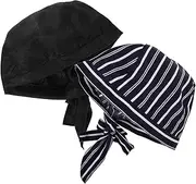 [SAFIGLE] Chef Hats for Men Women Adjustable Serving Hat Kitchen Restaurant Comfortable Stylish