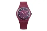 Swatch SO28R115 THRU THE CROWN GLASS public urethane watch