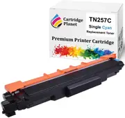 Cyan Compatible Toner Cartridge for Brother TN-257C TN257C (2,300 Pages) for DCPL3510CDW HLL3230CDW HLL3270CDW MFCL3745CDW MFCL3750CDW MFCL3770CDW