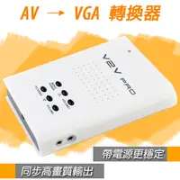 在飛比找PChome24h購物優惠-[ECAV轉VGA/AV TO VGA/Video TO V