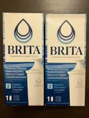 BRITA Replacement Filter 2 Filter (BRAND NEW FACTORY SEALED IN BOX)