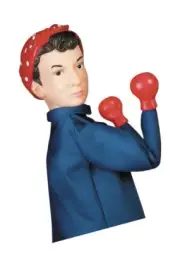Mcphee Archie Rosie The Riveter Punching Puppet