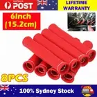 Qty8 Spark Plug Wire Boots Heat Shield Protector Insulator Sleeve Protect Boot