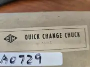 ETM Quick Change Collet Chuck No 2-3 MT