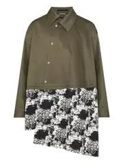 [COMME des GARCONS HOMME PLUS] 棉質奇諾布大衣