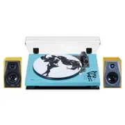 Hatsune Miku Record Player TN-180BT-MIKU & VL-S3BT Kagamine Rin Len Speaker Set