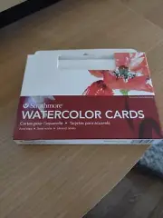 Strathmore 105-150-1 Watercolor Cold Press, 5" x 6 7/8", 10 Cards and Envelopes