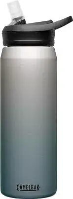 CamelBak Eddy+ Water Bottle with Straw Stainless Steel 25 oz,Silver Mint