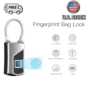 Fingerprint Padlock For Bags Luggage Strong Protection Rechargeable Smart Keyles