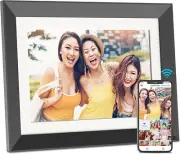 Fullja Digital Photo Frame 10.1-inch-FHD Smart Digital Picture Frame WiFi6,32 GB